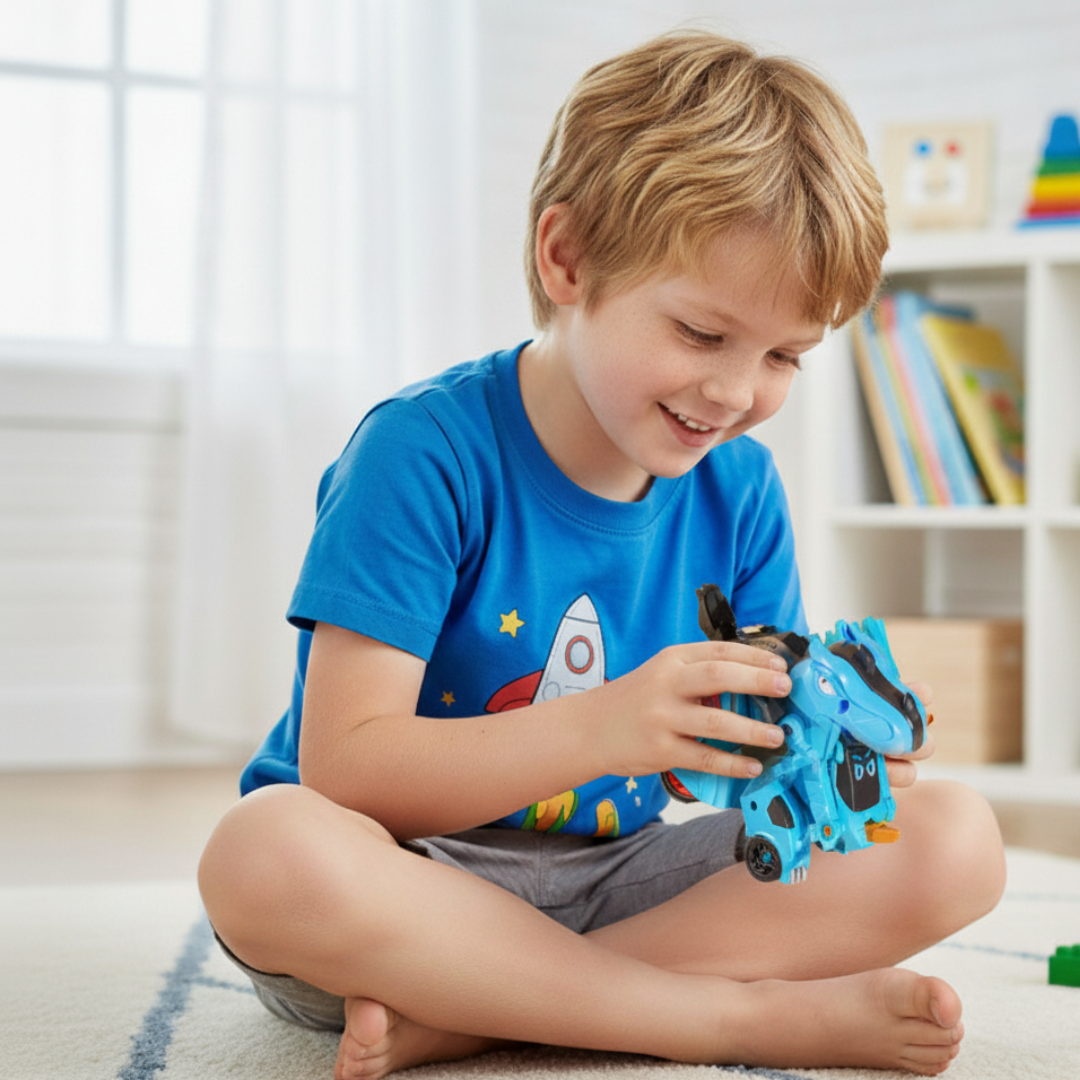 Transforming Dinosaur Cars