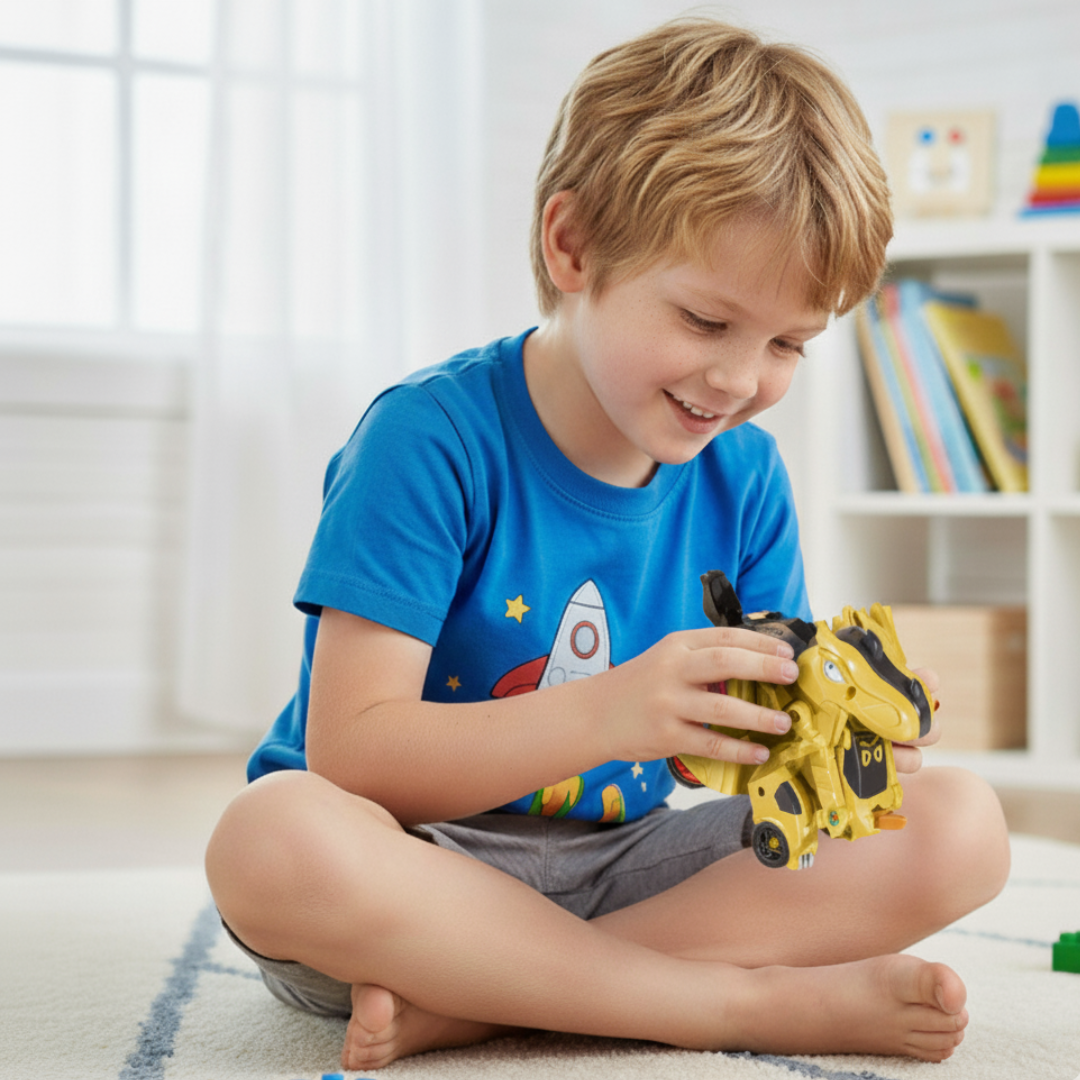 Transforming Dinosaur Cars