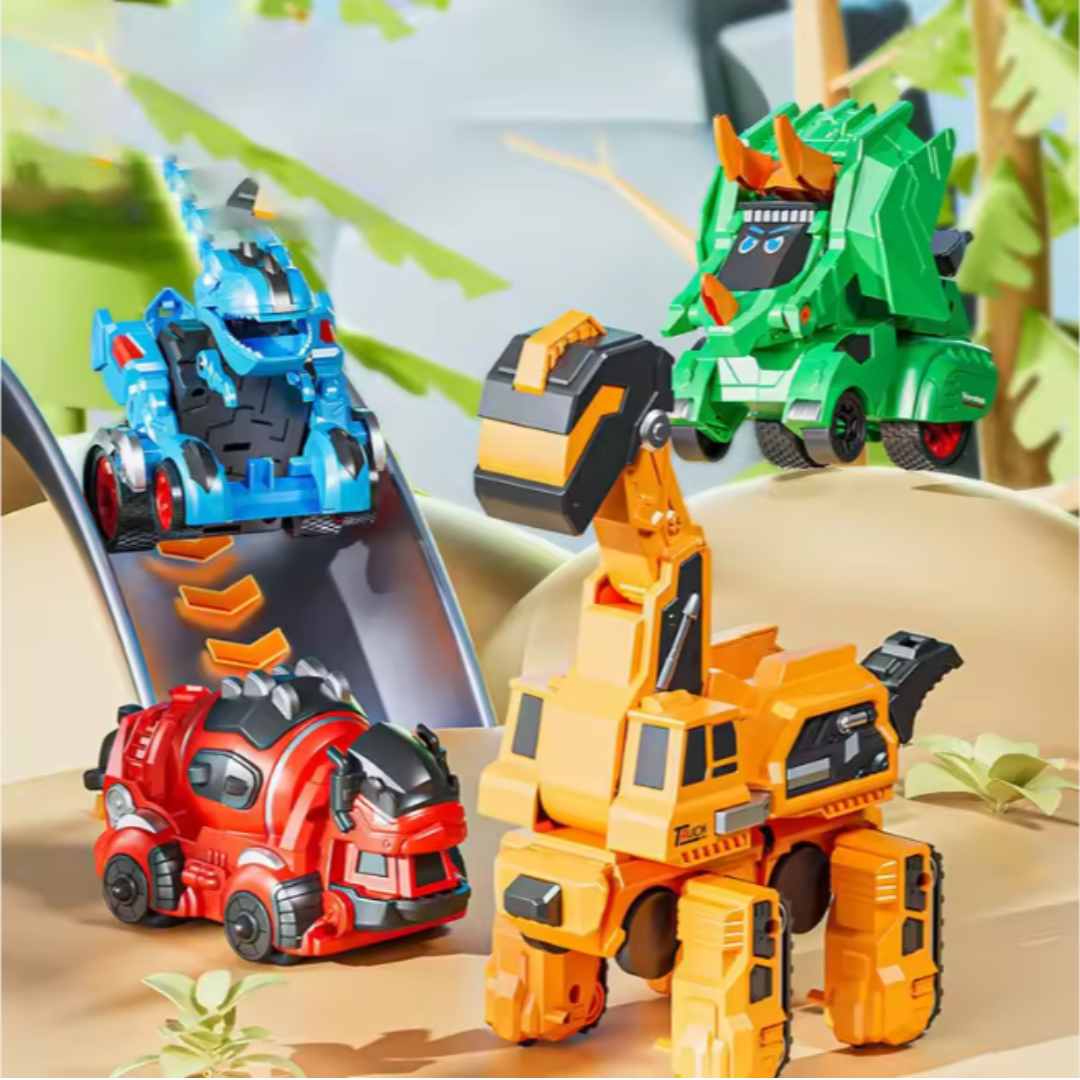 Transforming Dinosaur Cars