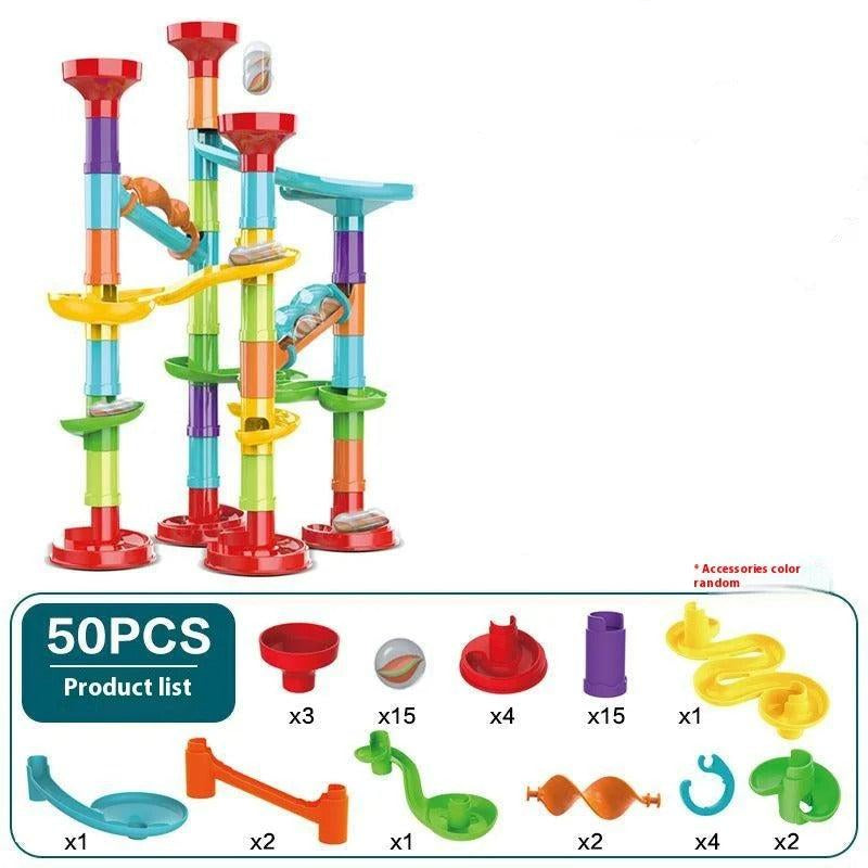 Column Marble Run Pipeline Set