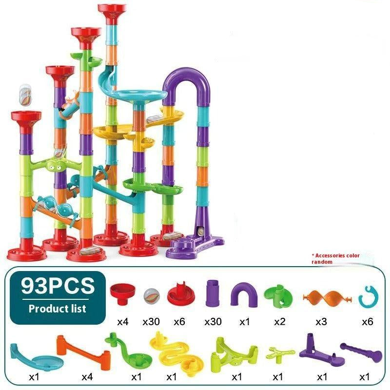 Column Marble Run Pipeline Set