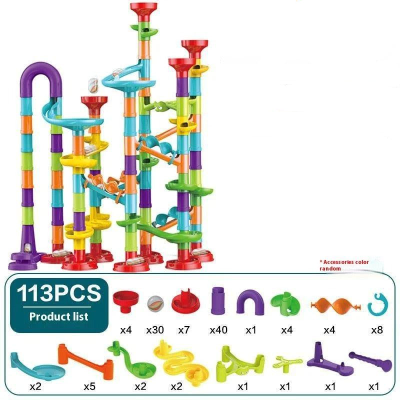 Column Marble Run Pipeline Set